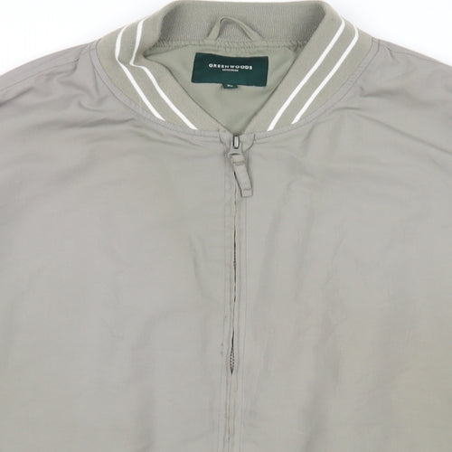 Greenwoods Mens Beige   Varsity Jacket Jacket Size XL