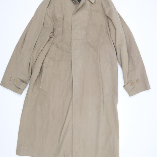 M&S Mens Beige   Trench Coat Coat Size M