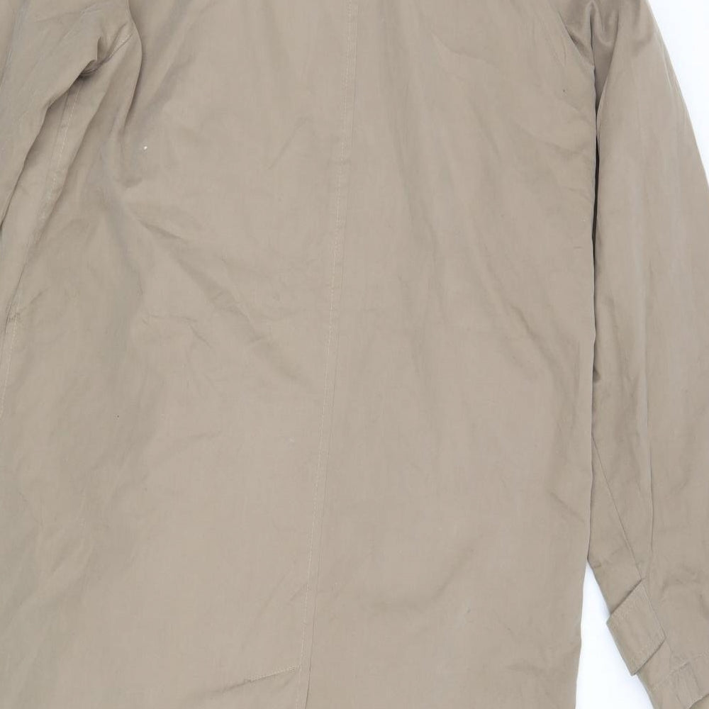 M&S Mens Beige   Trench Coat Coat Size M