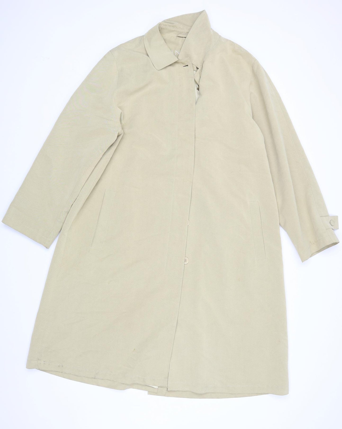 Dannimac Womens Beige   Trench Coat Coat Size XL