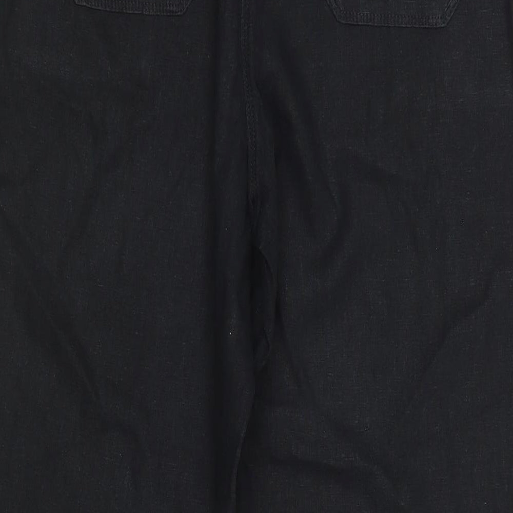 M&S Womens Black   Trousers  Size 16 L31 in