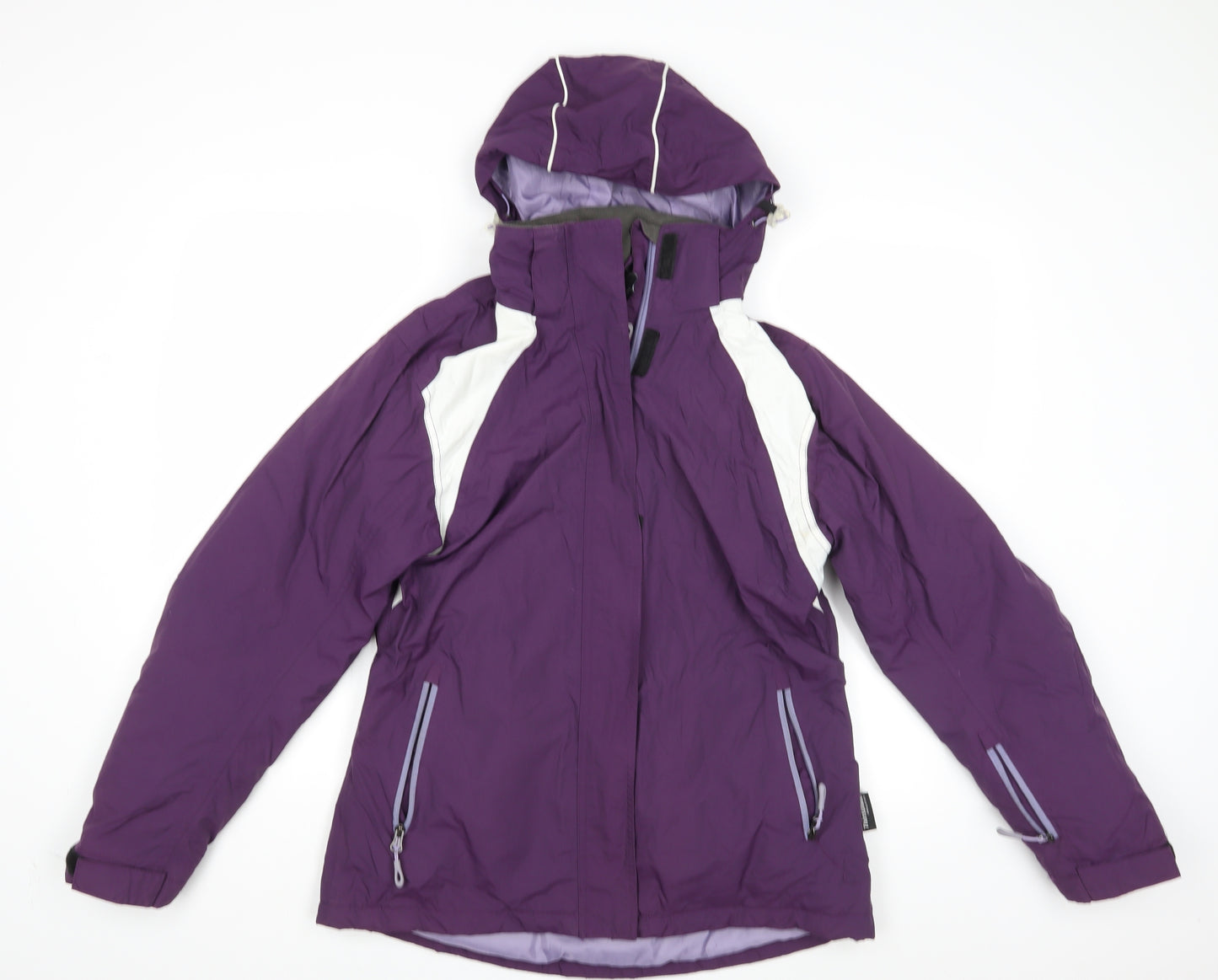 Crane Womens Purple   Windbreaker Coatigan Size M