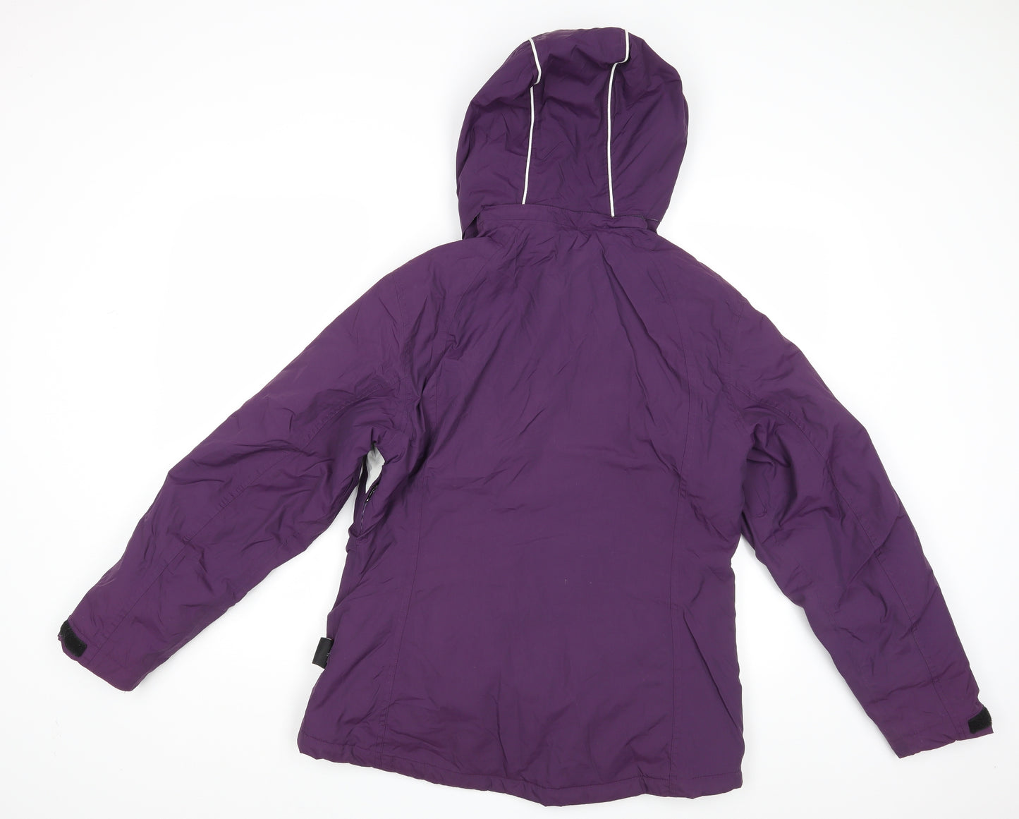 Crane Womens Purple   Windbreaker Coatigan Size M