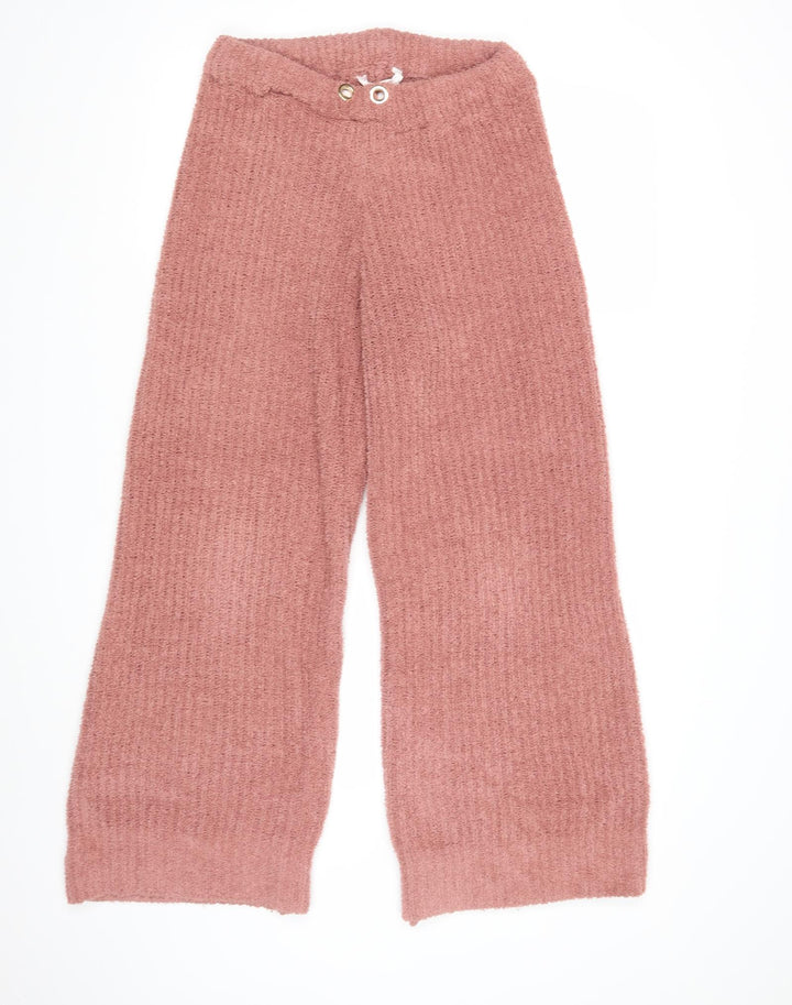 SPLASH Womens Pink   Jogger Trousers Size S L28 in