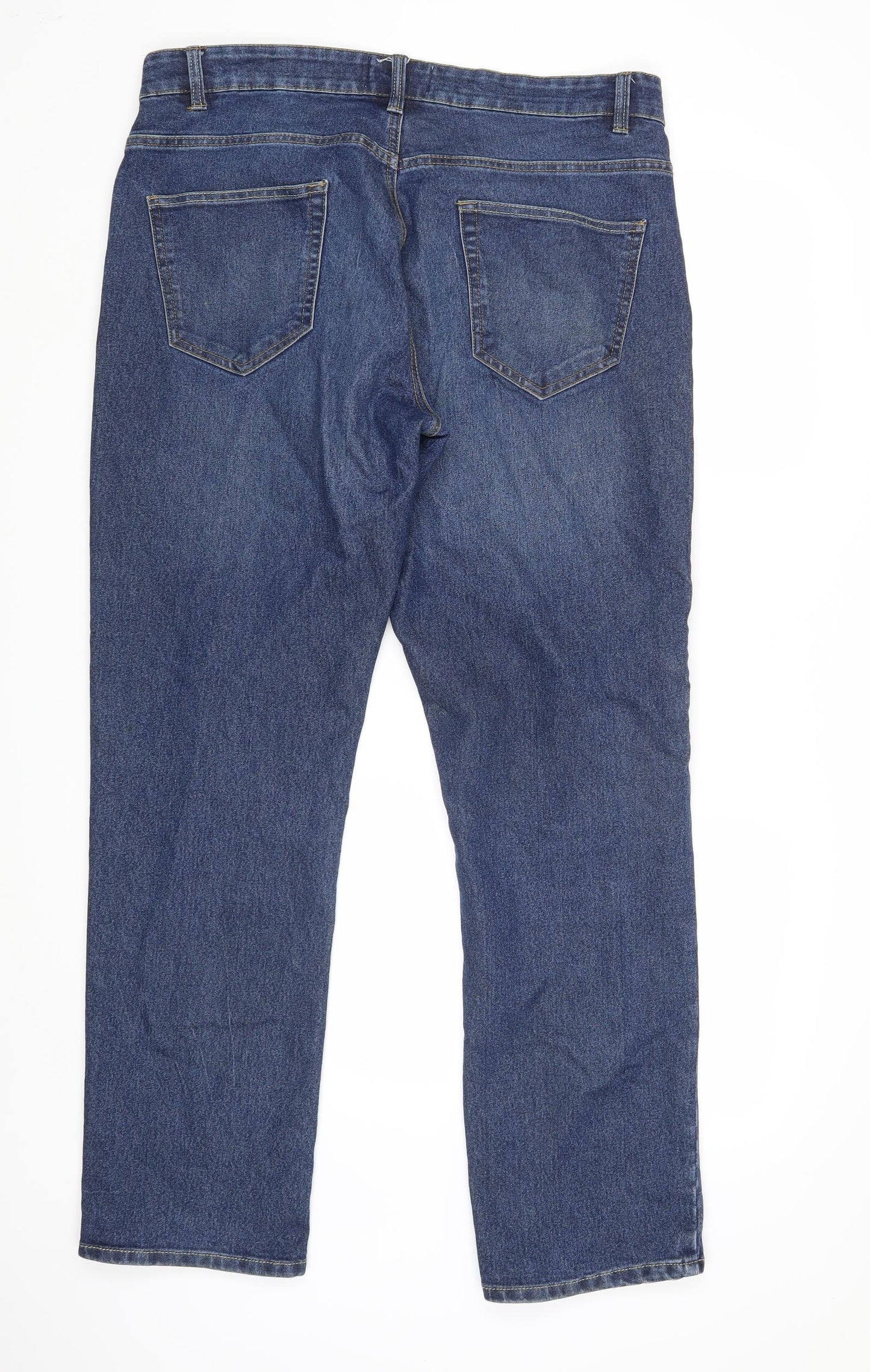 Easy Mens Blue   Straight Jeans Size 36 L32 in