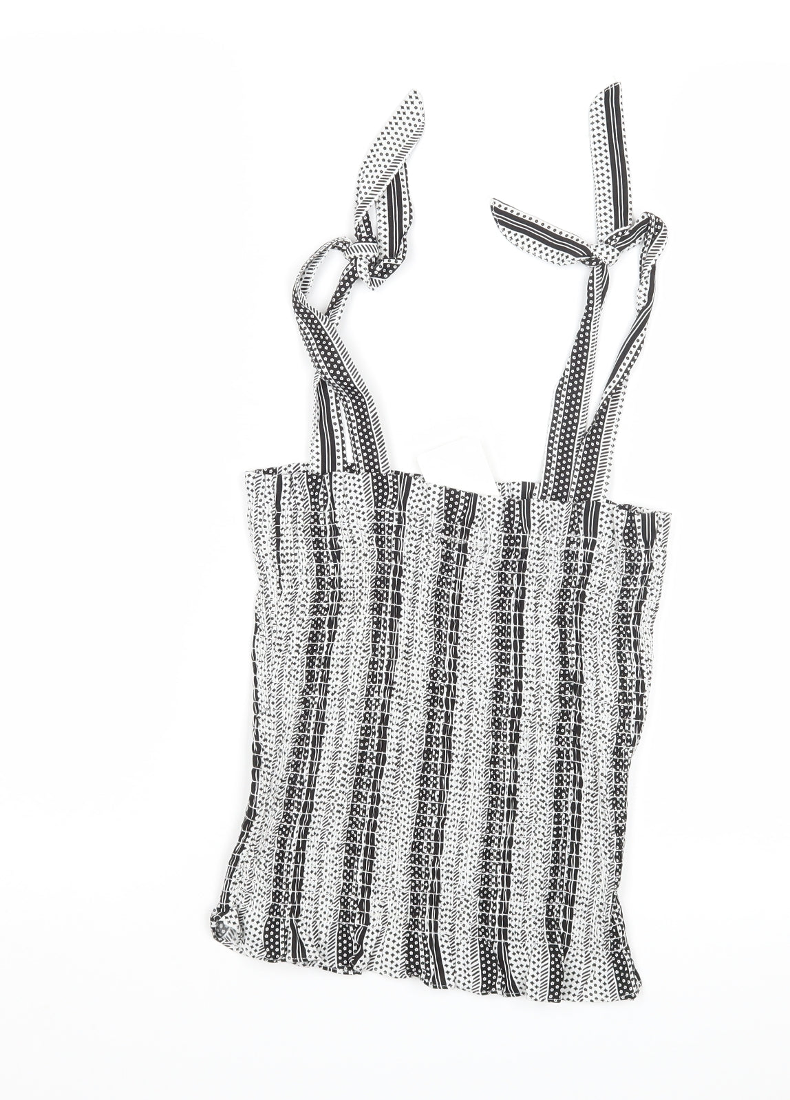 H&M Womens Black Geometric  Camisole Tank Size 10