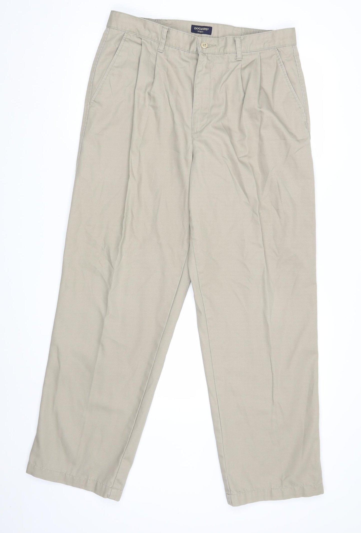 DOCKERS Mens Beige   Trousers  Size 36 L31 in