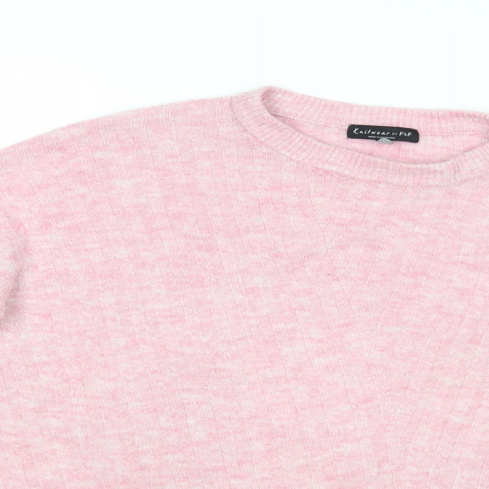 F&F Womens Pink   Pullover Jumper Size 12