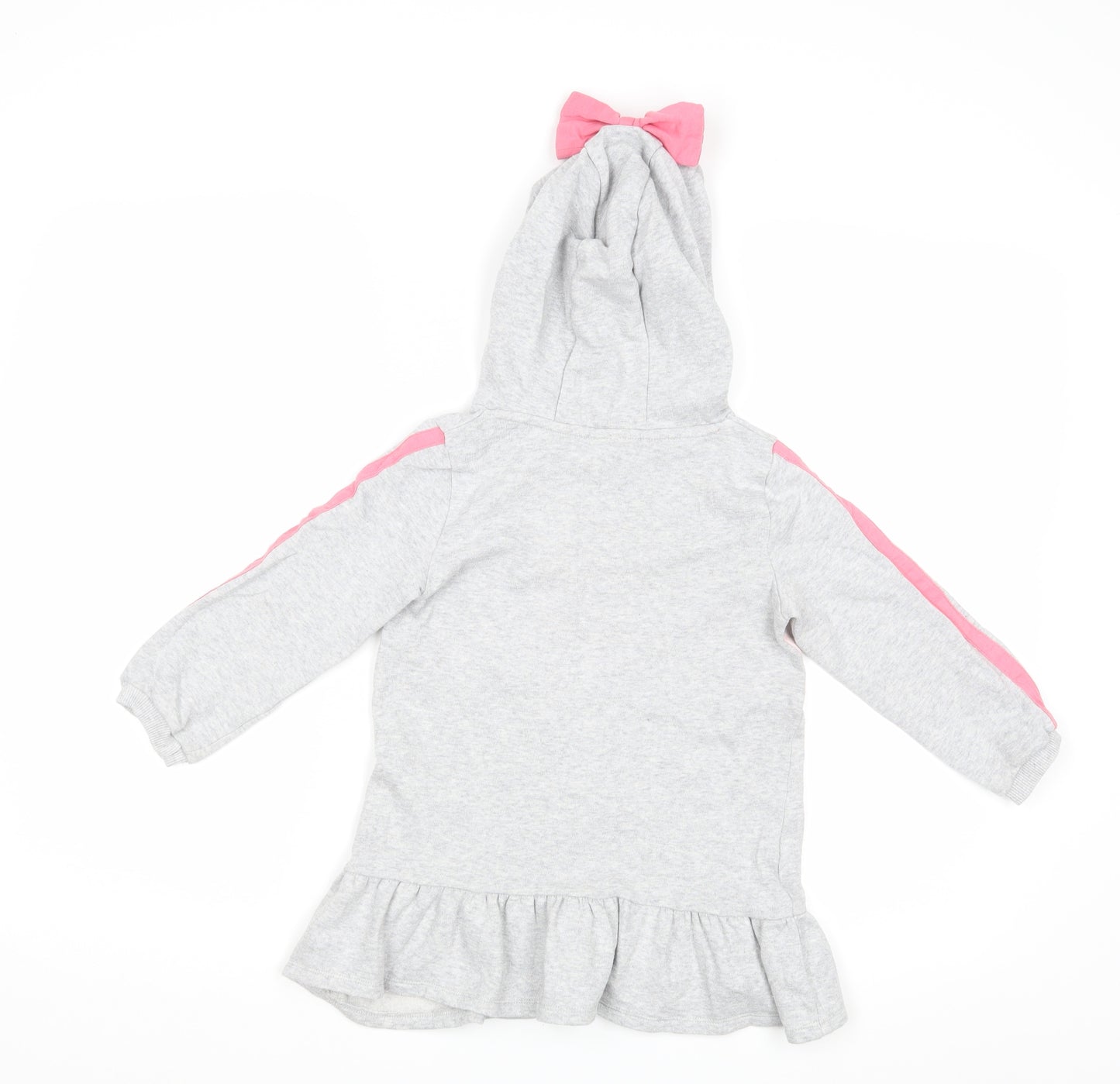Disney Girls Grey   Pullover Hoodie Size 4-5 Years  - Minnie Mouse