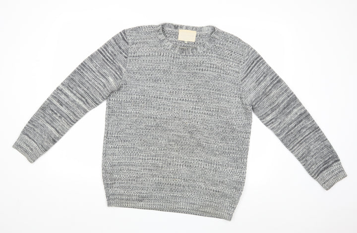 River Island Mens Grey Pullover Jumper Size M