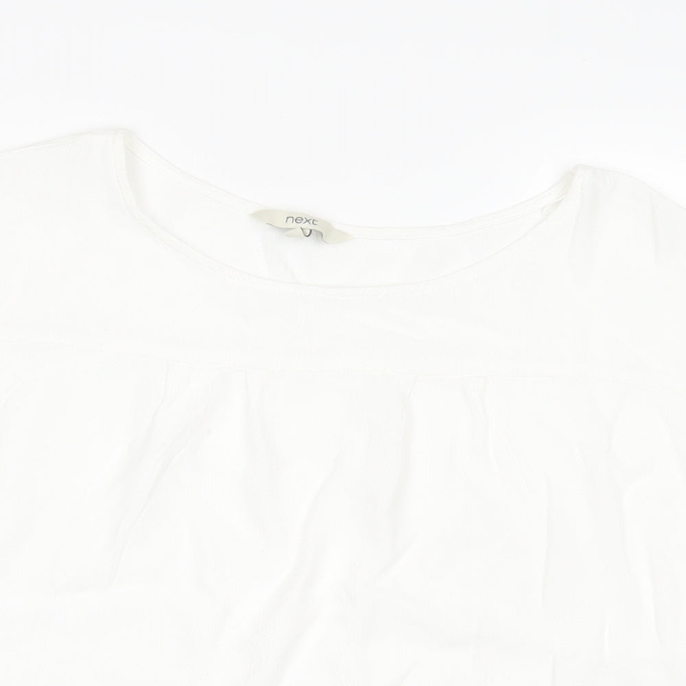 NEXT Womens White   Basic Blouse Size 16