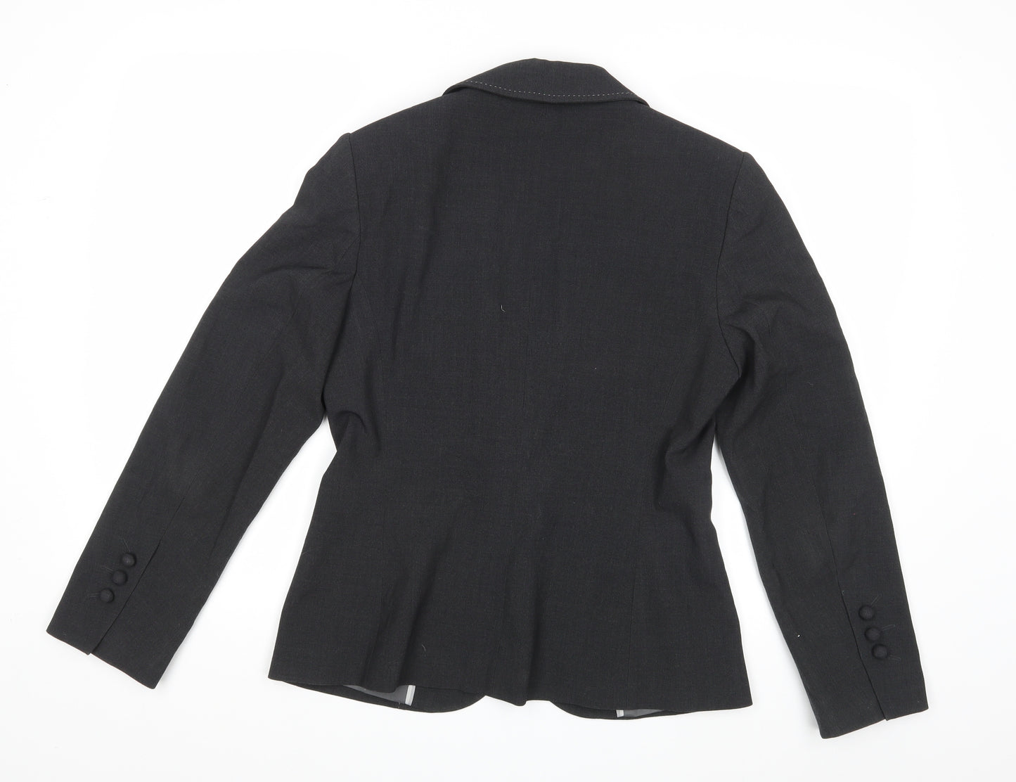 M&S Womens Grey   Jacket Blazer Size 12