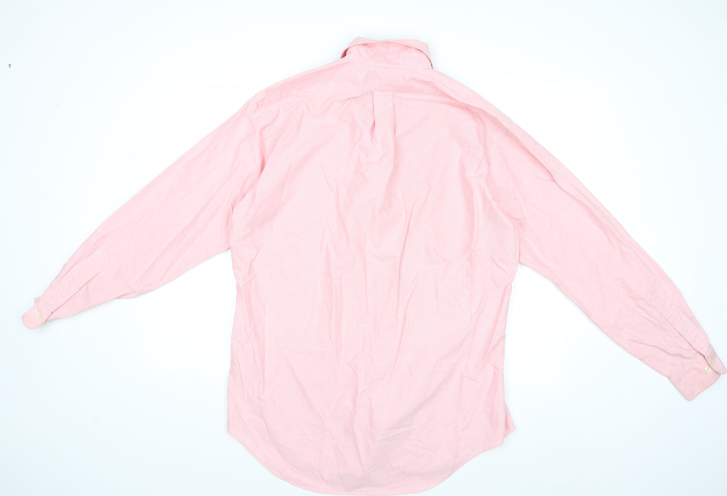 Lauren Ralph Lauren Mens Pink    Button-Up Size 15.5