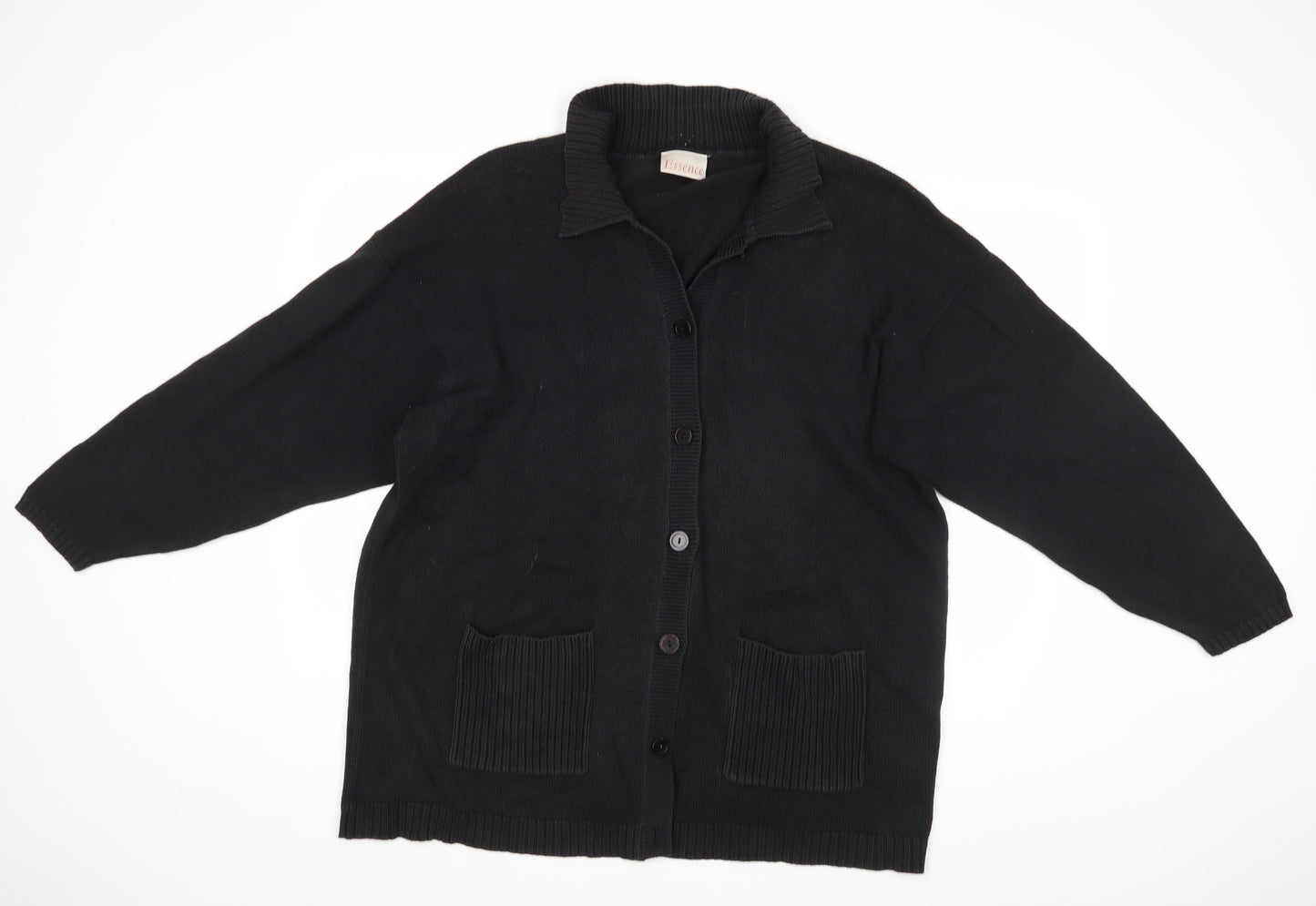 Eseence Womens Black   Cardigan Jumper Size 26