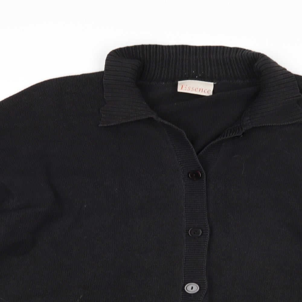 Eseence Womens Black   Cardigan Jumper Size 26