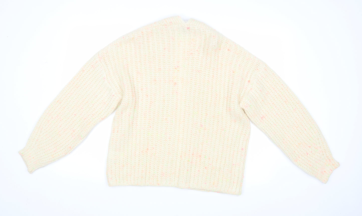 Primark Womens Beige   Cardigan Jumper Size M