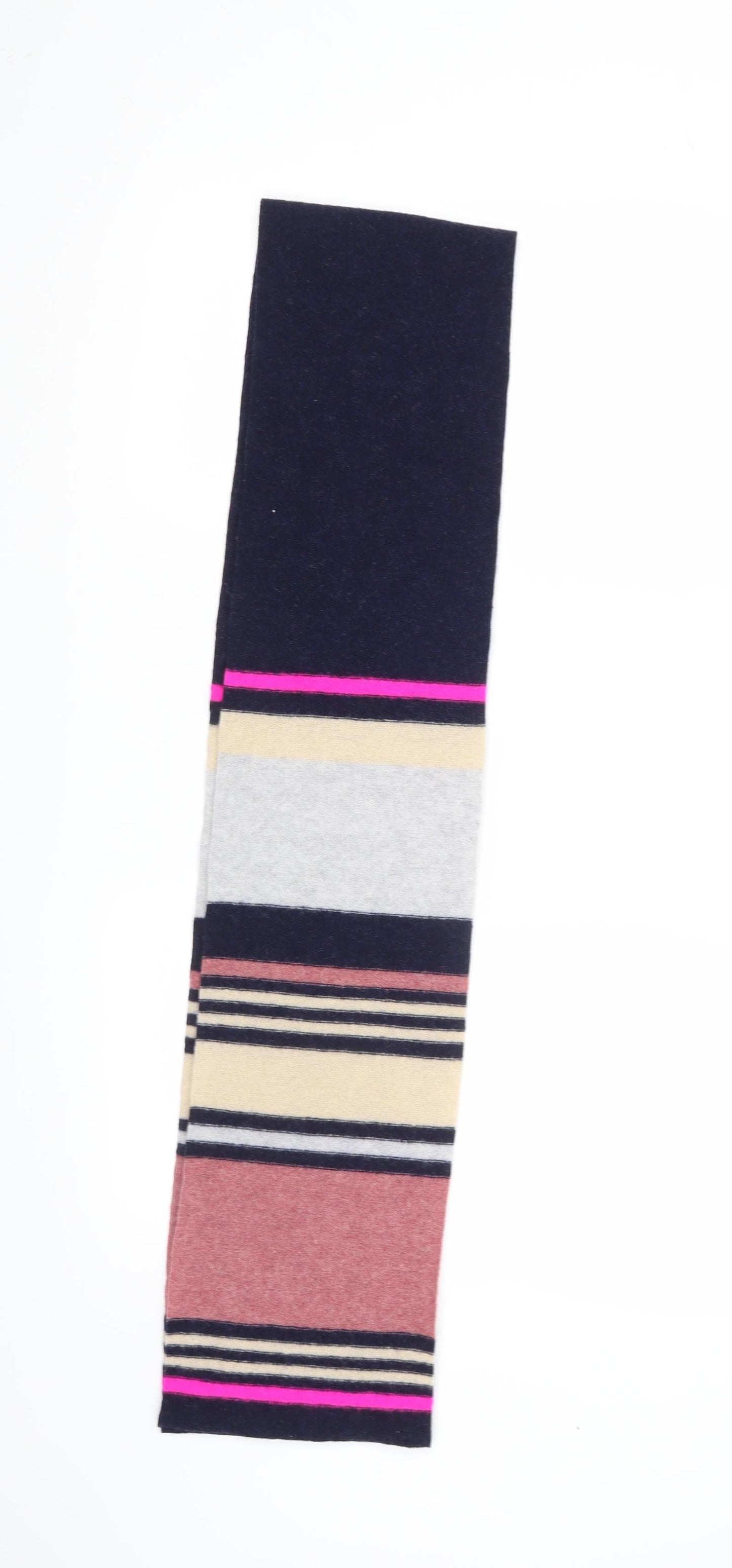 Preworn Womens Multicoloured Striped Knit  Scarf