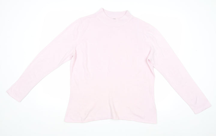 Bonmarche Womens Pink Pullover Jumper Size L