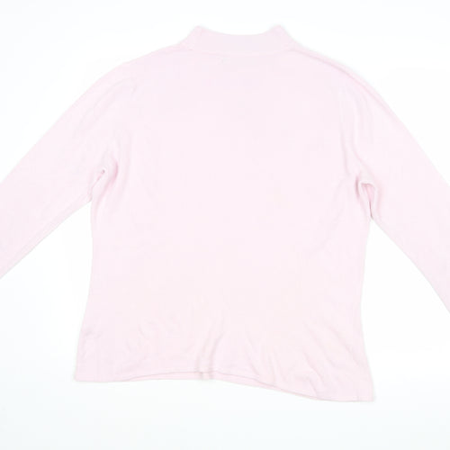 Bonmarche Womens Pink   Pullover Jumper Size L