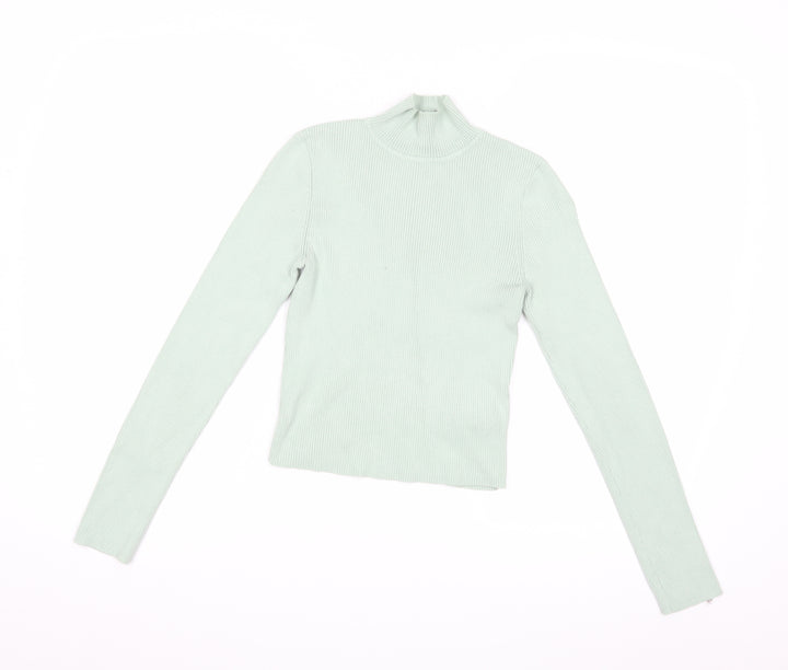 H&M Womens Green   Pullover Jumper Size S