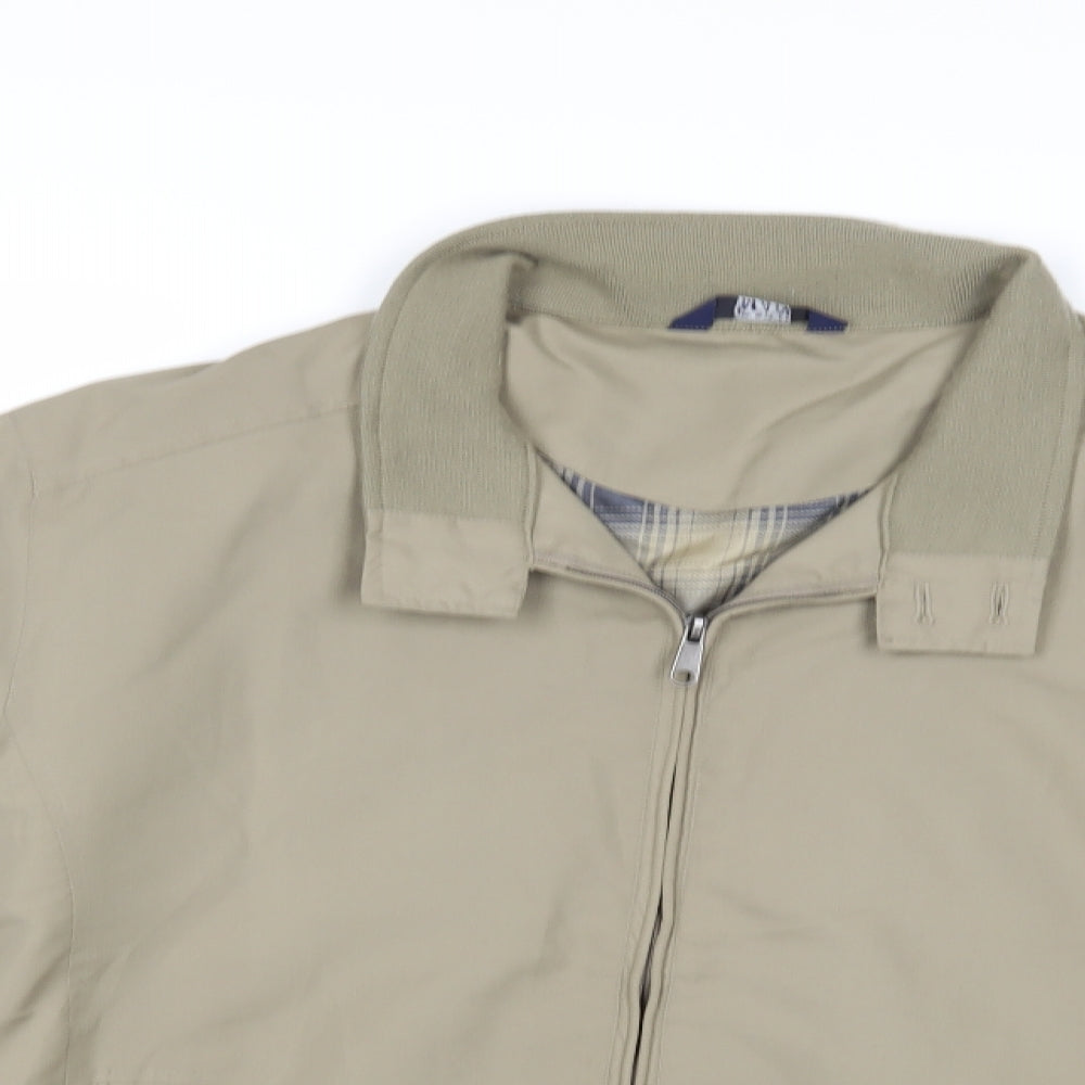 Premier Man Mens Beige   Anorak Coatigan Size L