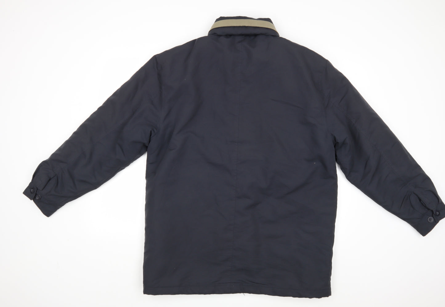 Premier Man Mens Blue   Overcoat Coat Size L