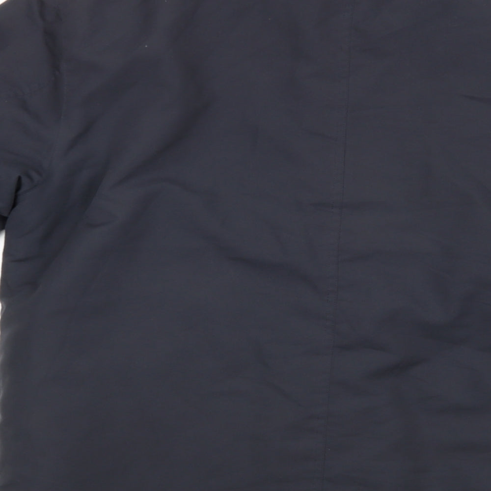 Premier Man Mens Blue   Overcoat Coat Size L