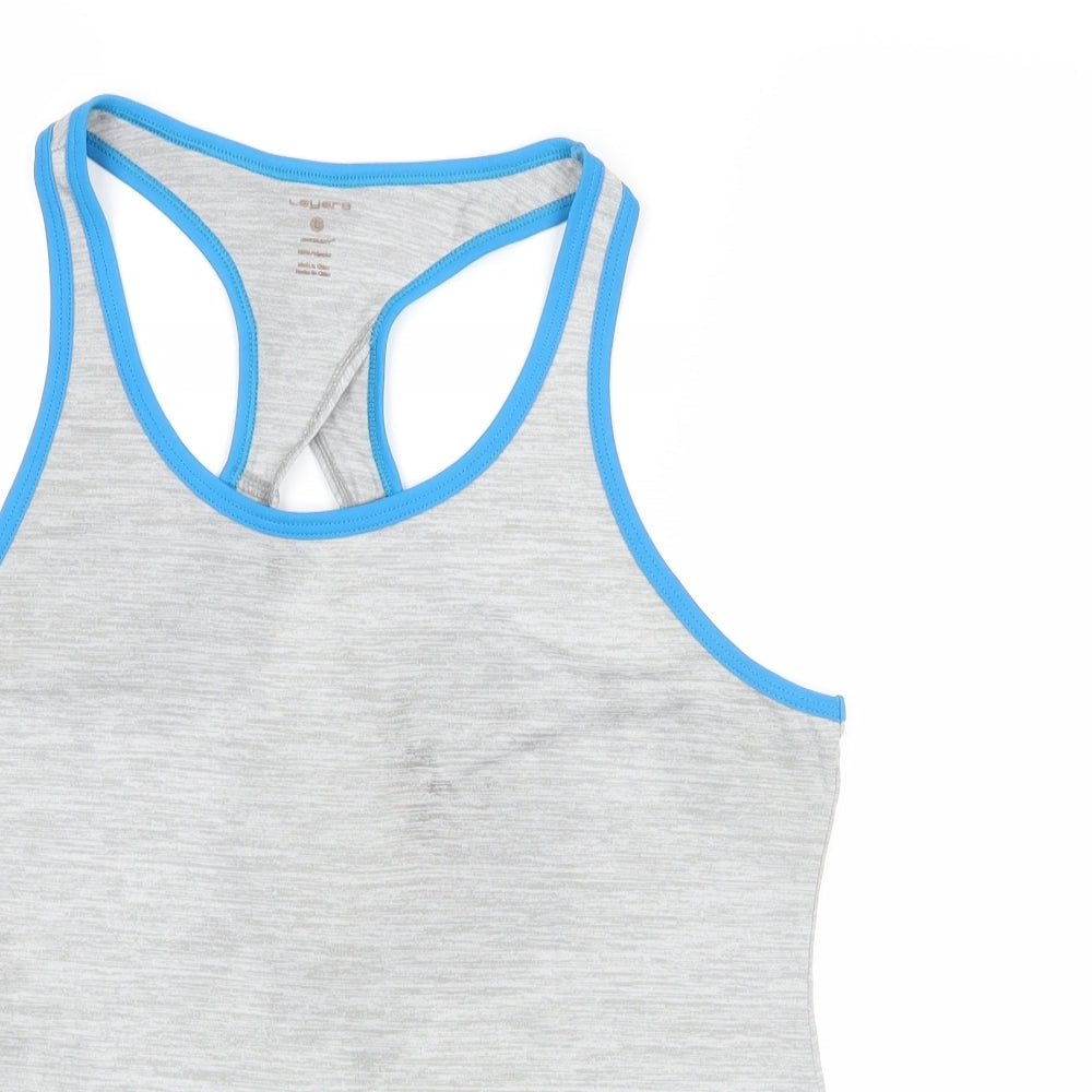 Layers Womens Grey   Basic Tank Size L