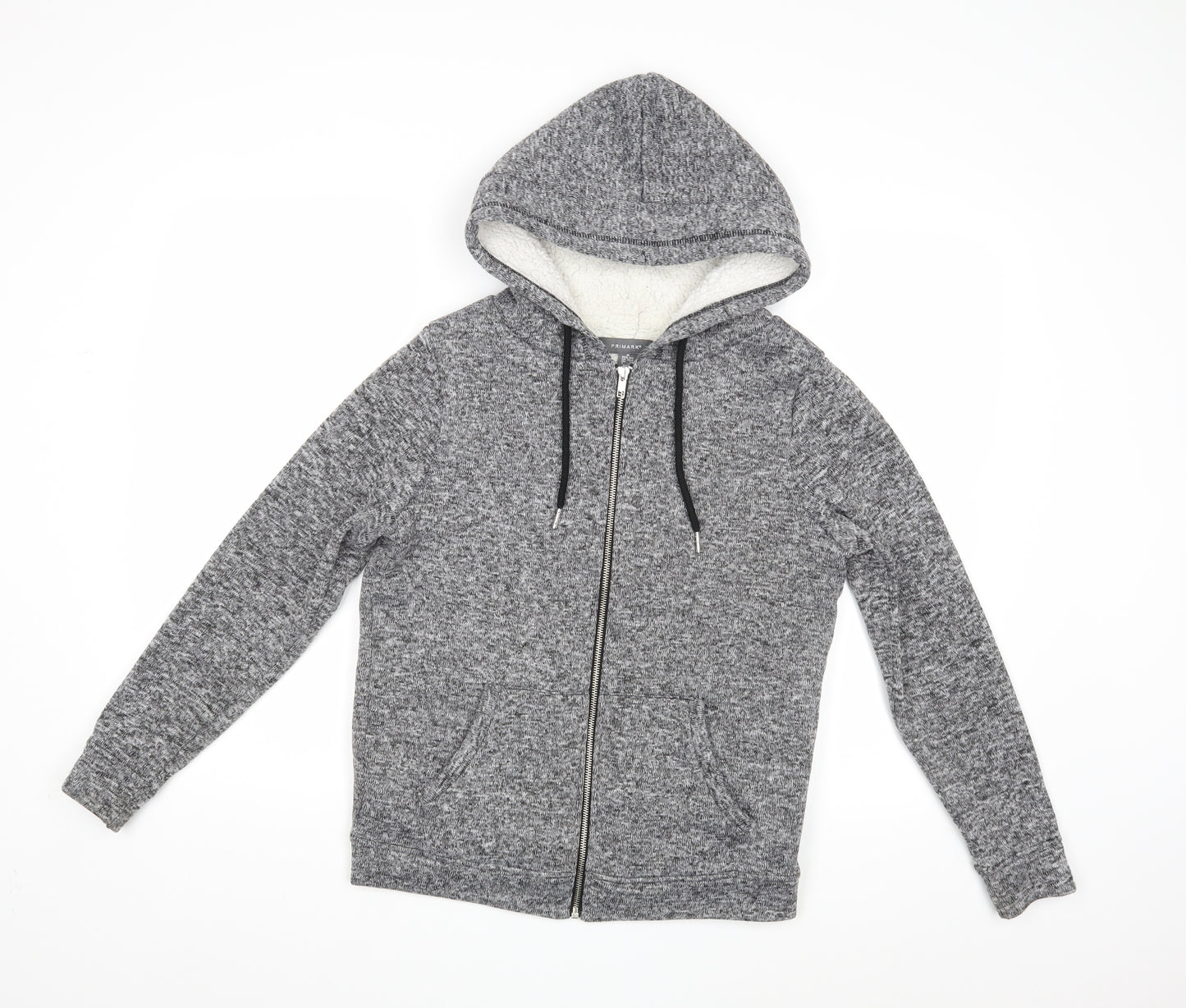 Primark Womens Grey   Full Zip Hoodie Size M