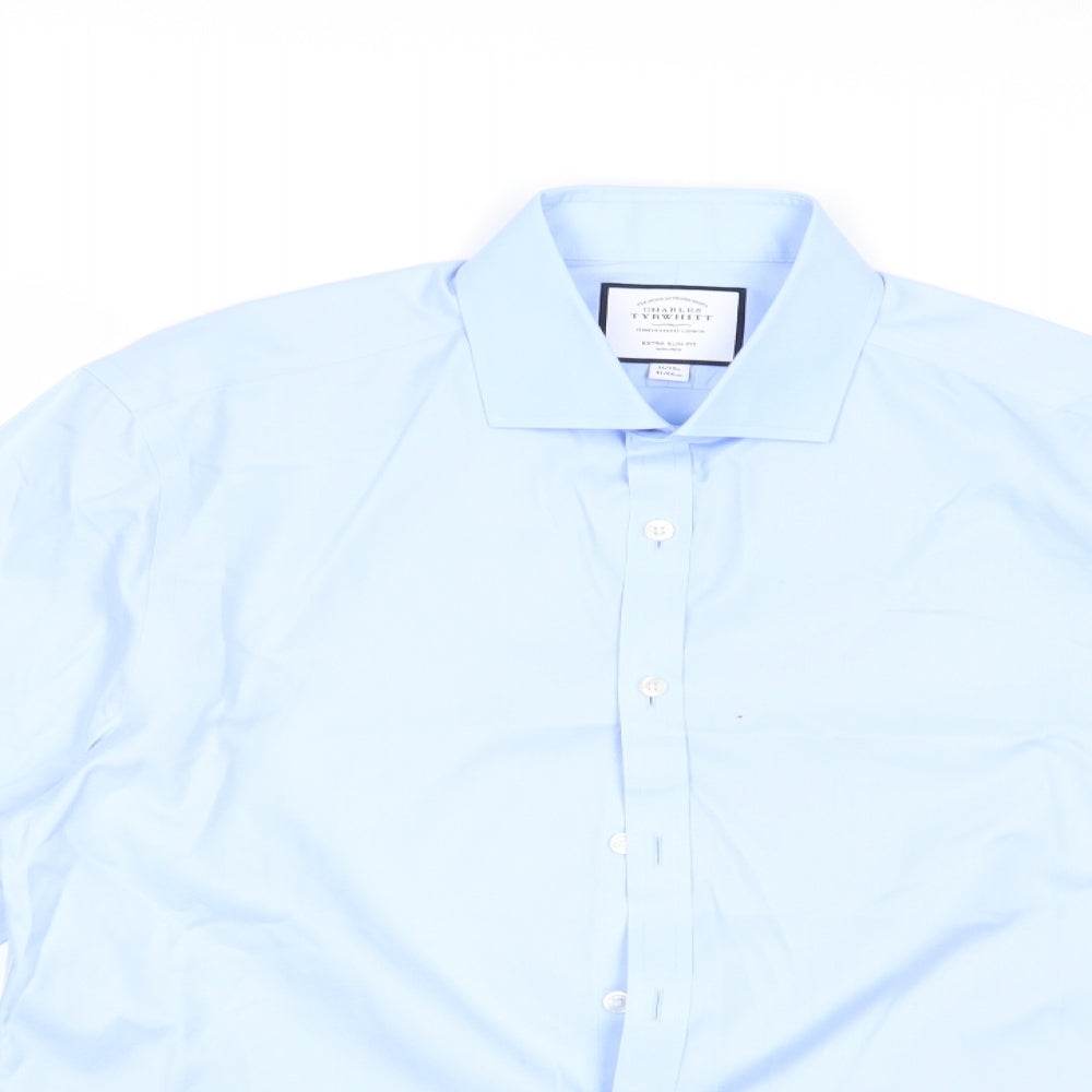 Charles Tyrwhitt Mens Blue    Dress Shirt Size 16
