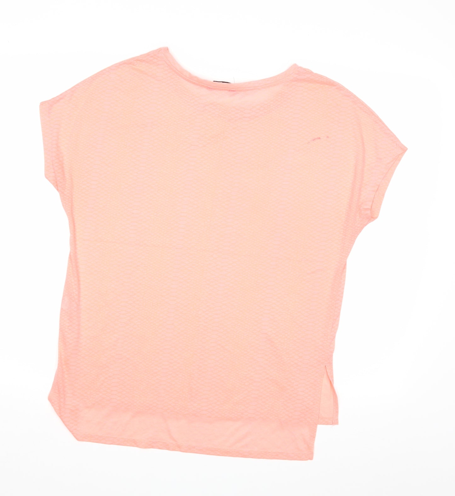 F&F Womens Pink Animal Print  Basic T-Shirt Size M