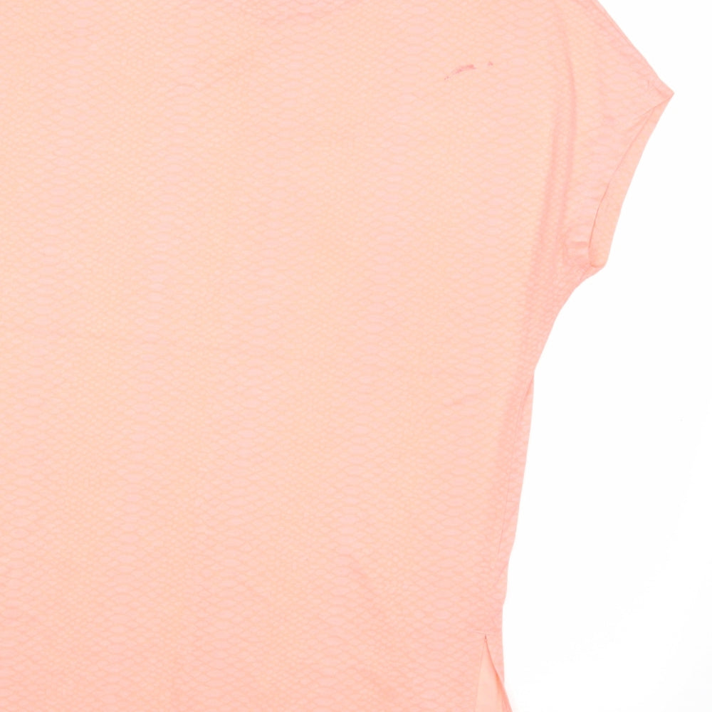 F&F Womens Pink Animal Print  Basic T-Shirt Size M
