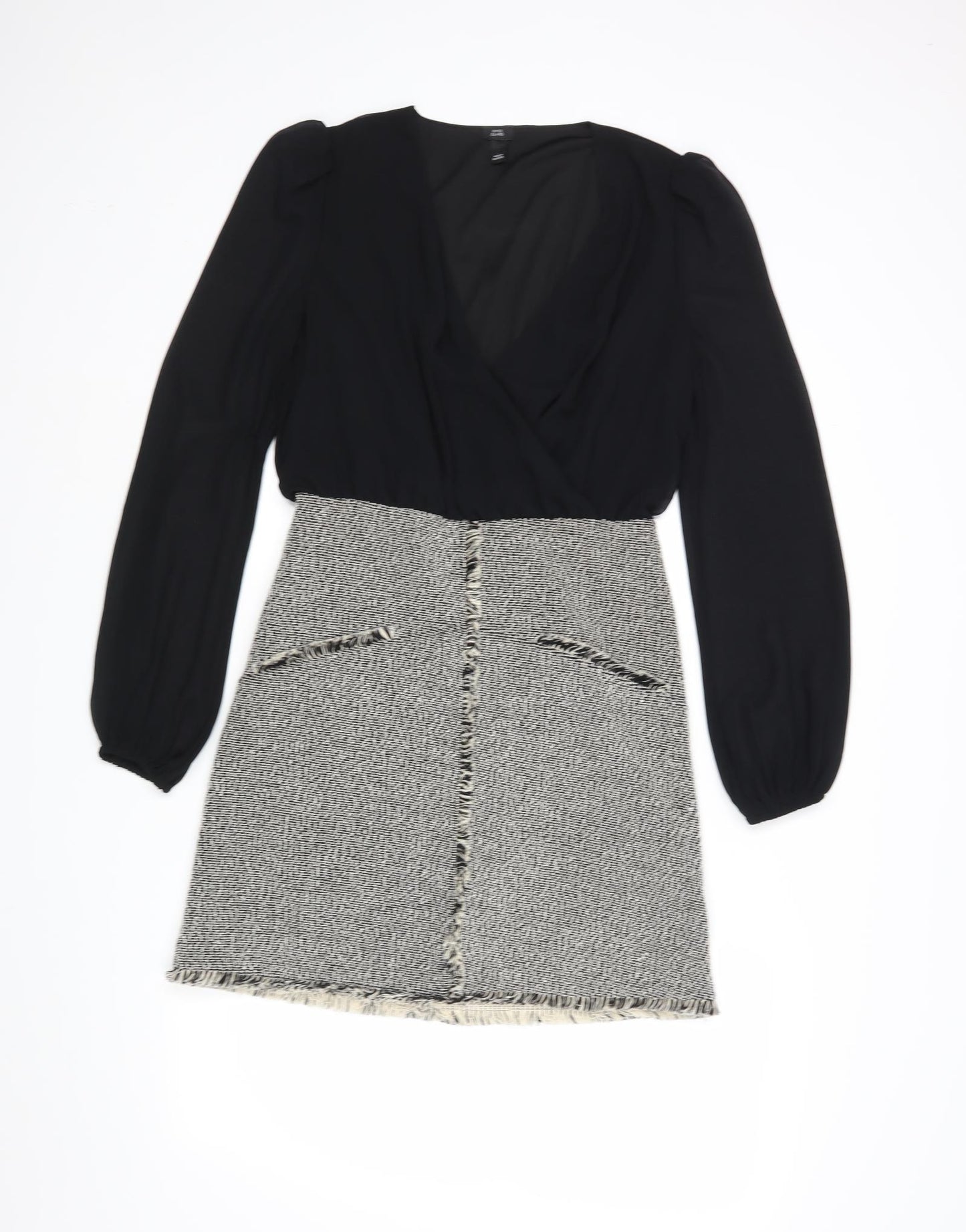 Rver Islnd Womens Black   Fit & Flare  Size 10