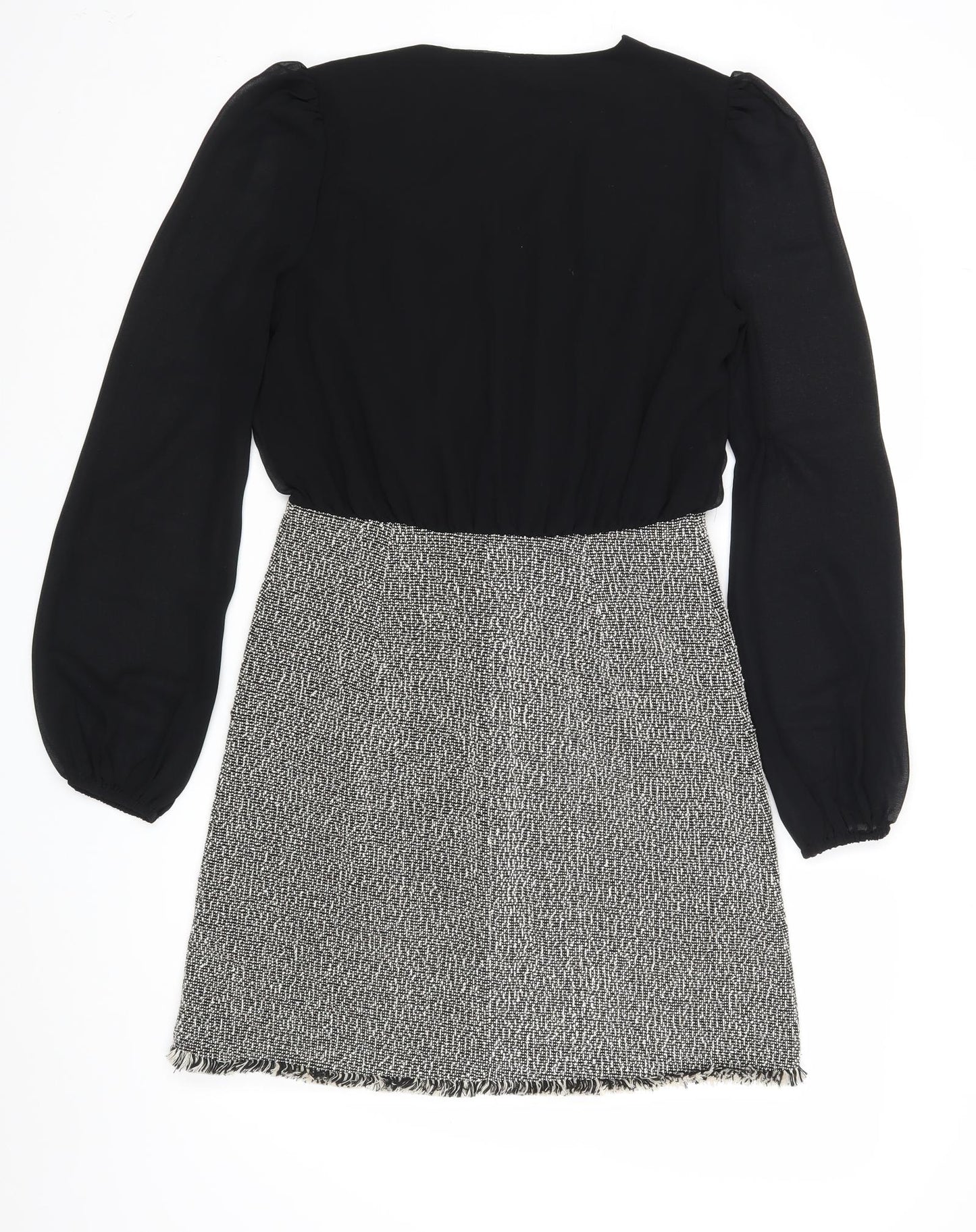 Rver Islnd Womens Black   Fit & Flare  Size 10