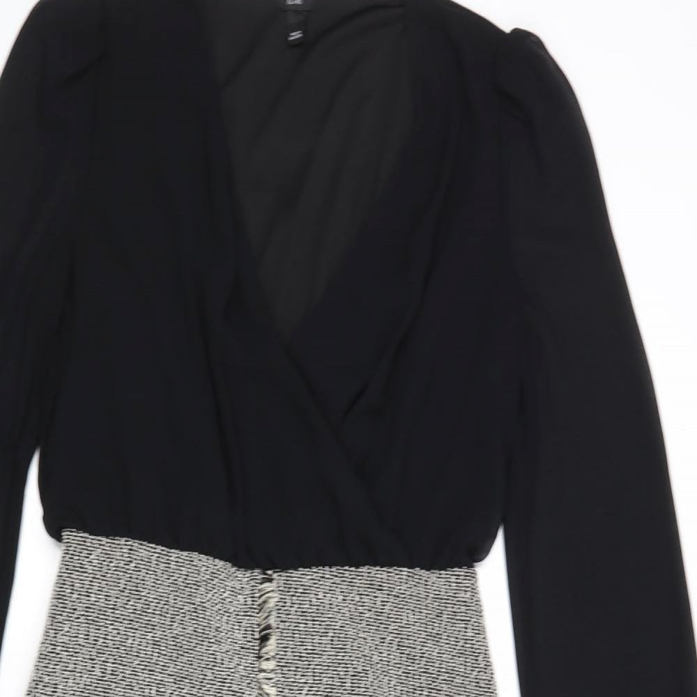 Rver Islnd Womens Black   Fit & Flare  Size 10