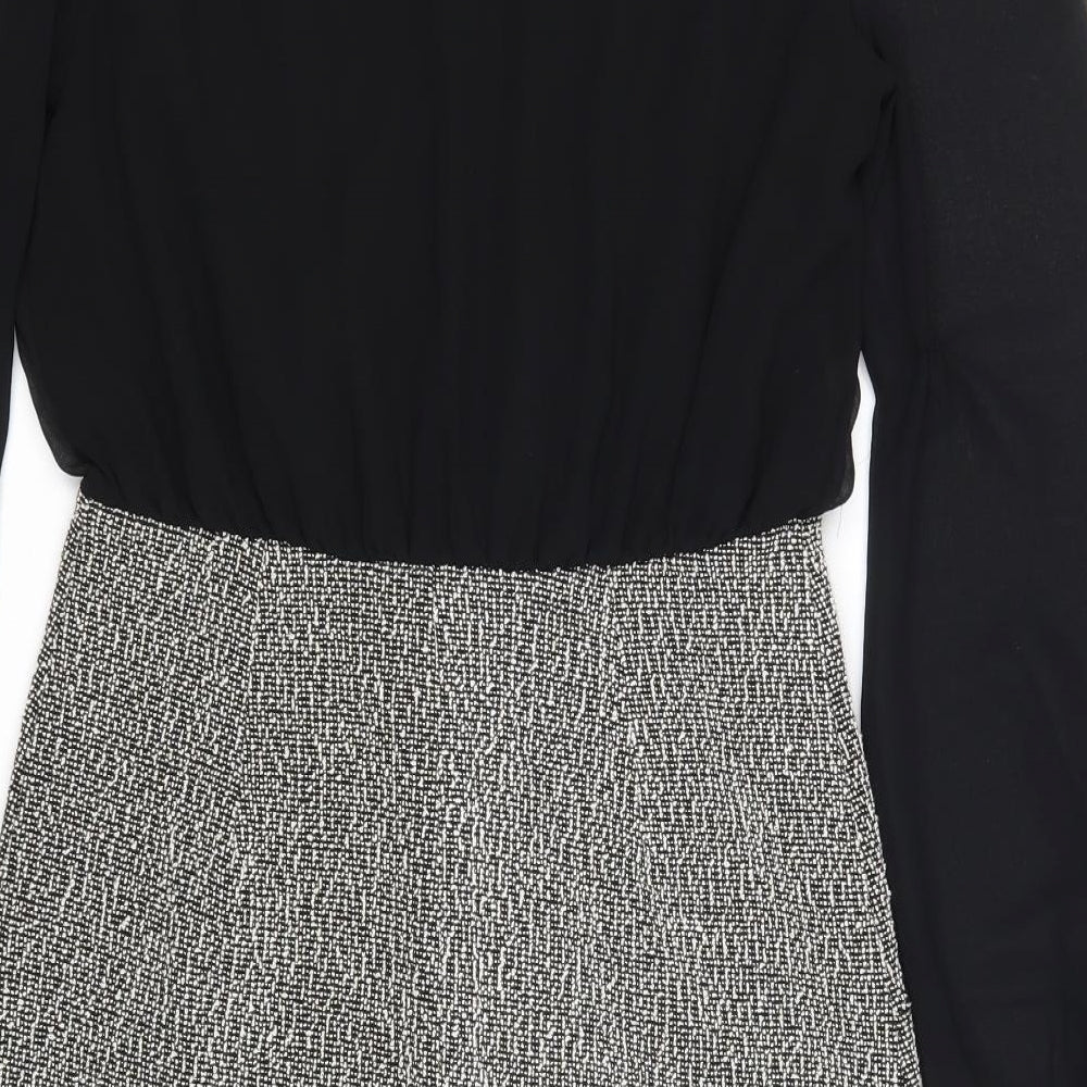 Rver Islnd Womens Black   Fit & Flare  Size 10