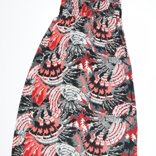 Jasmine London Womens Red Floral  Maxi  Size 10