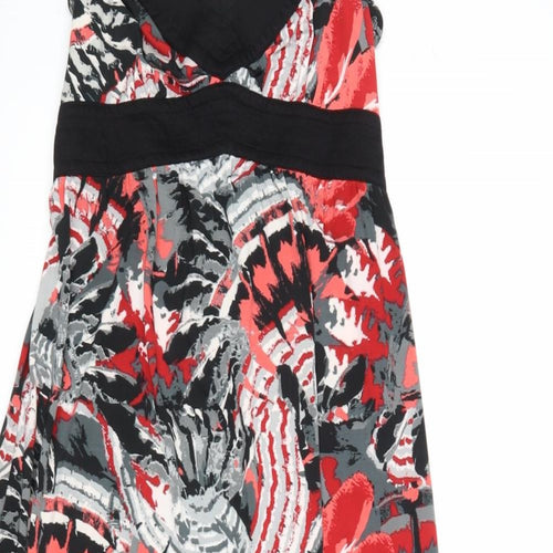 Jasmine London Womens Red Floral  Maxi  Size 10