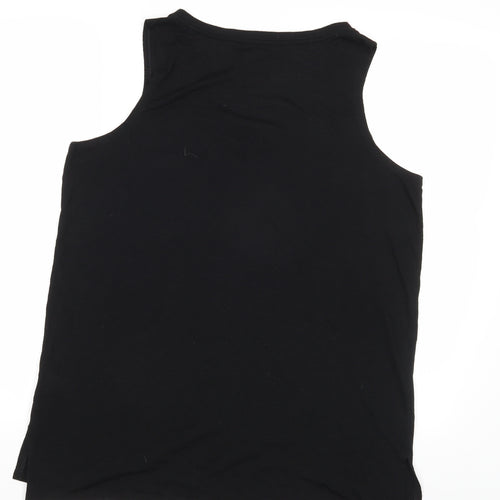 Papay Womens Black   Basic T-Shirt Size L