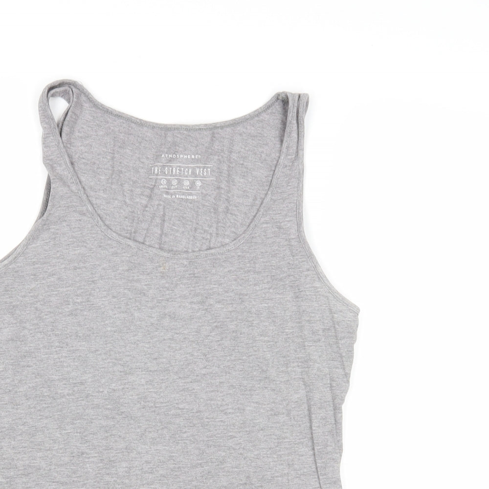 Primark Womens Grey   Basic Tank Size 14