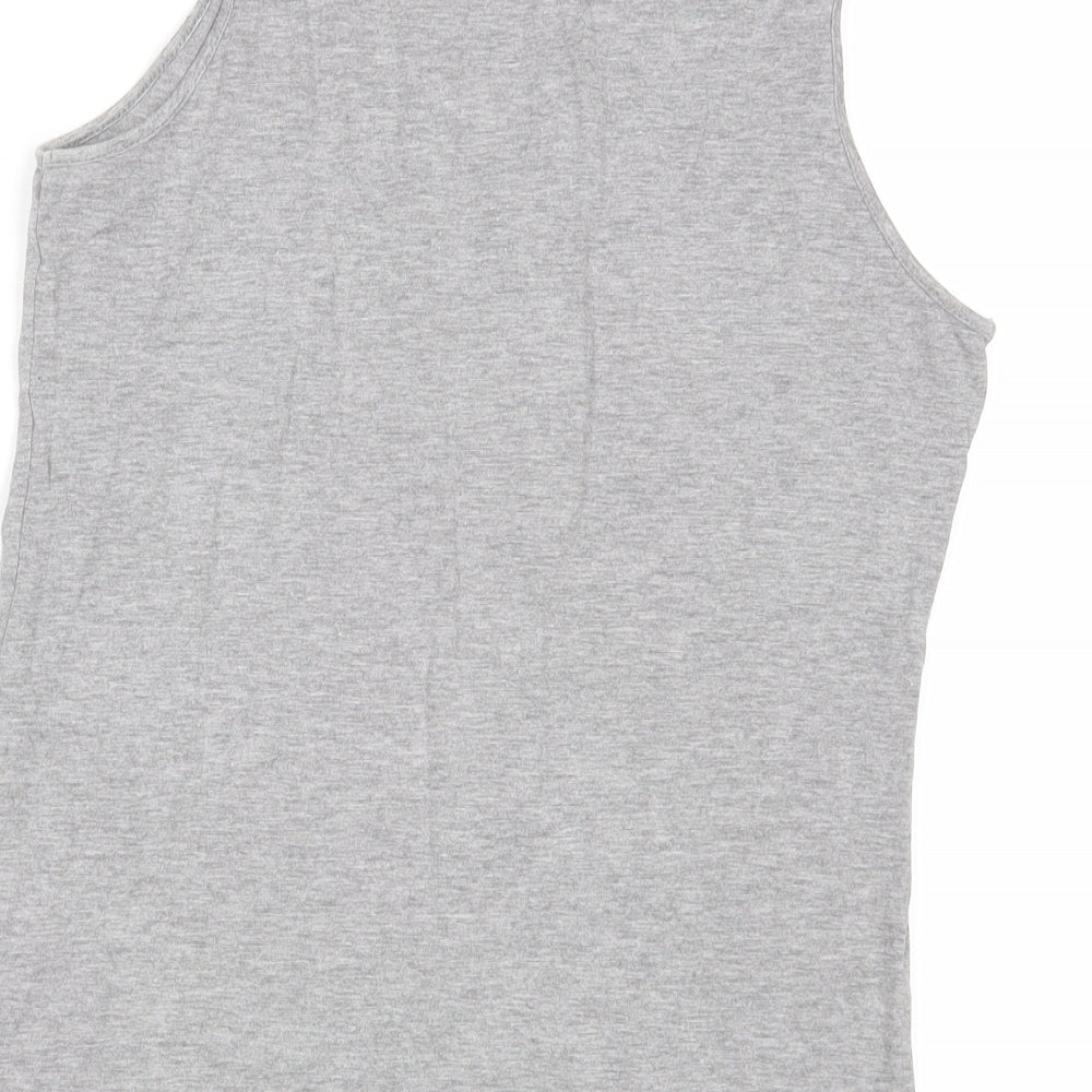 Primark Womens Grey   Basic Tank Size 14