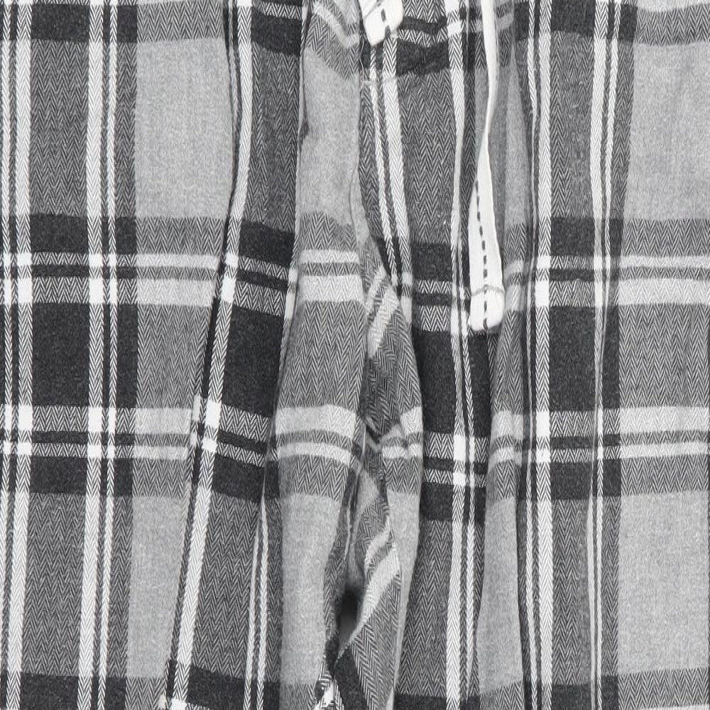 H&M Mens Grey Check   Pyjama Pants Size S