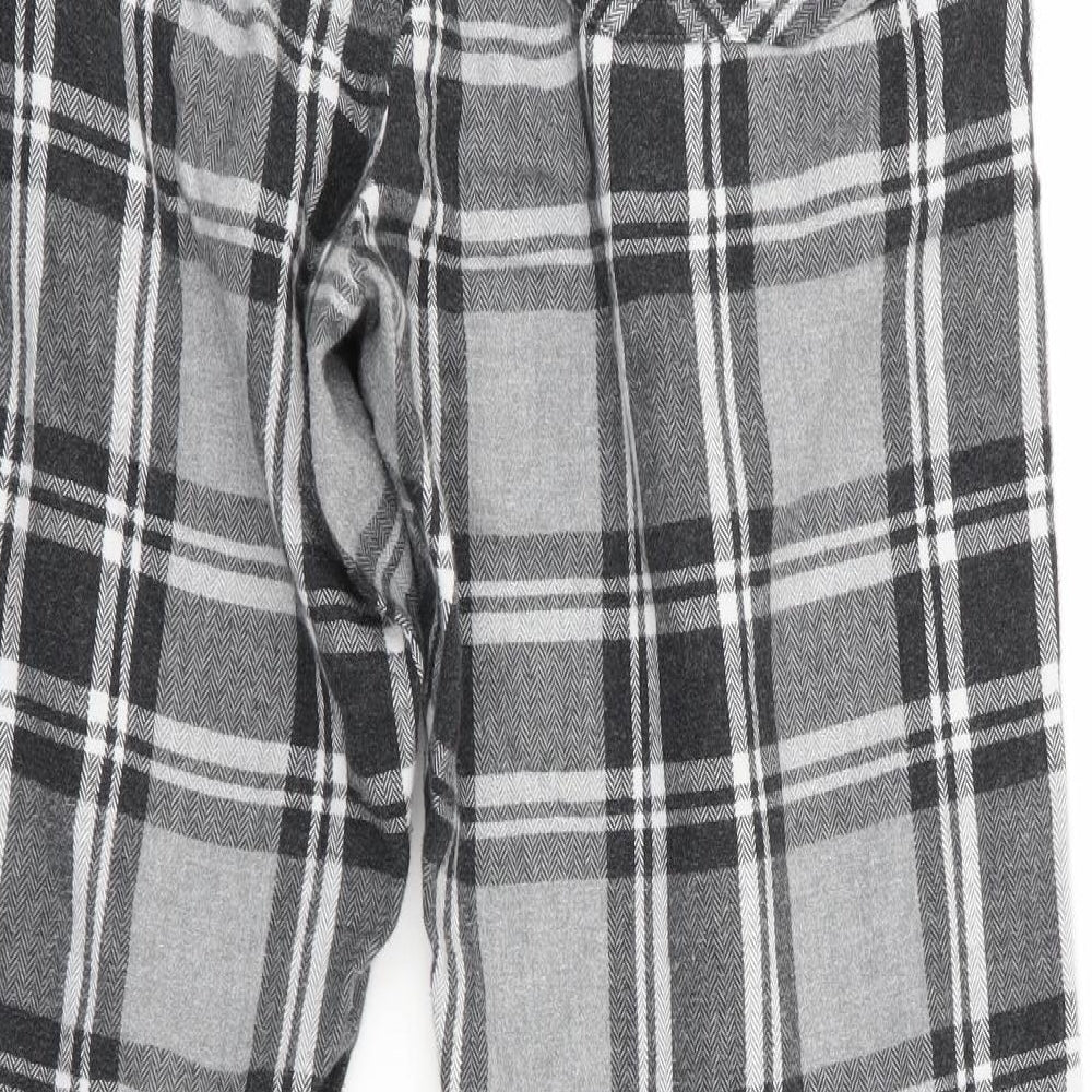 H&M Mens Grey Check   Pyjama Pants Size S