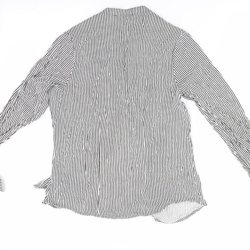 Atmosphere Womens Black Striped  Basic Blouse Size 8