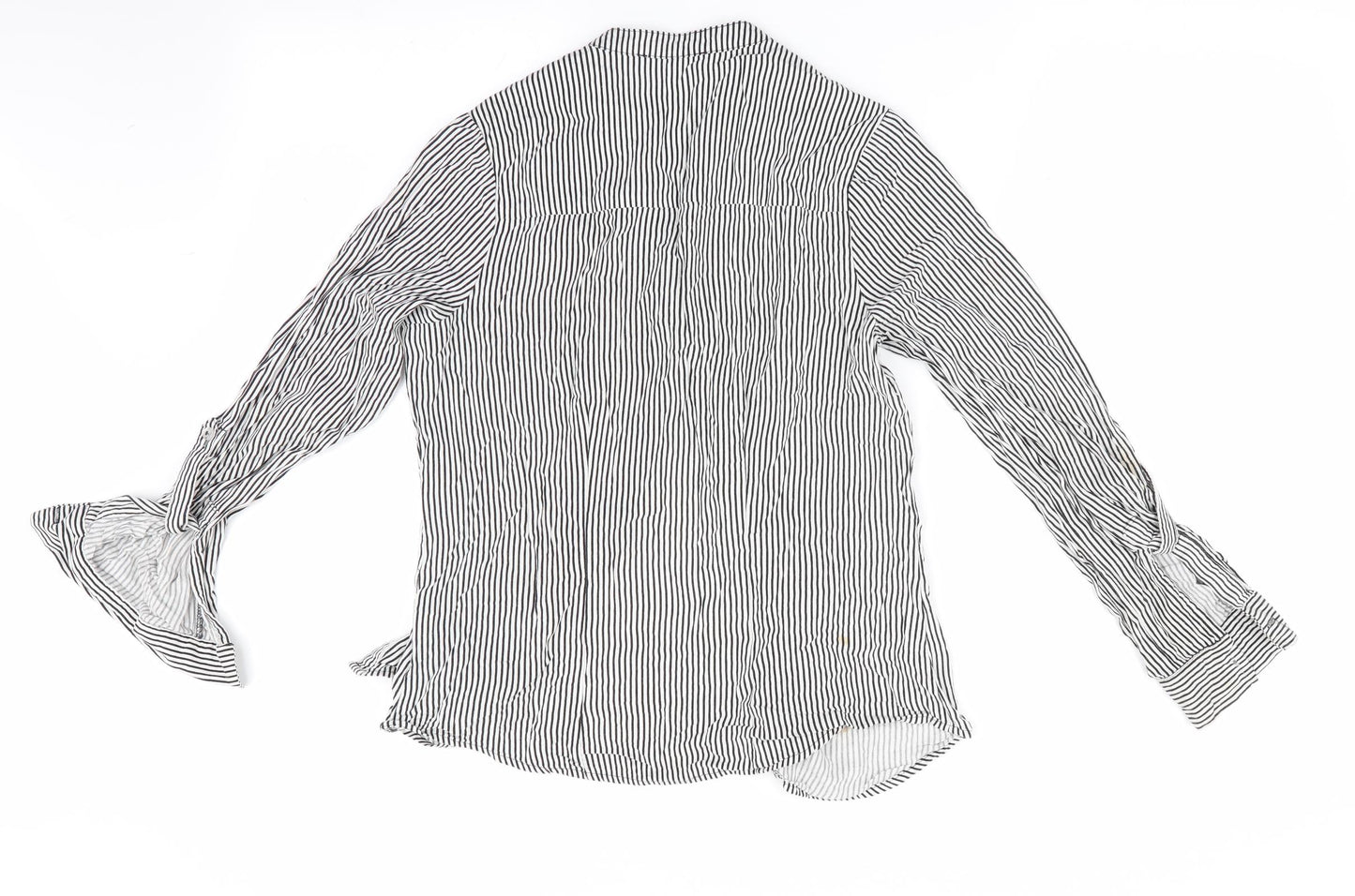 Atmosphere Womens Black Striped  Basic Blouse Size 8
