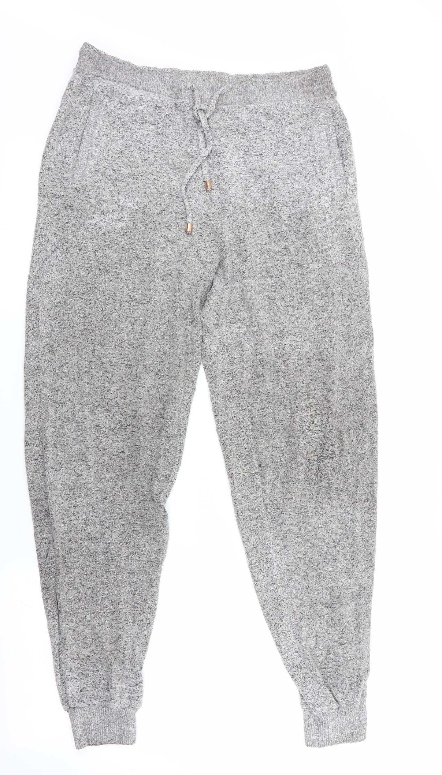Made to Dream Womens Grey Solid   Lounge Pants Size 8