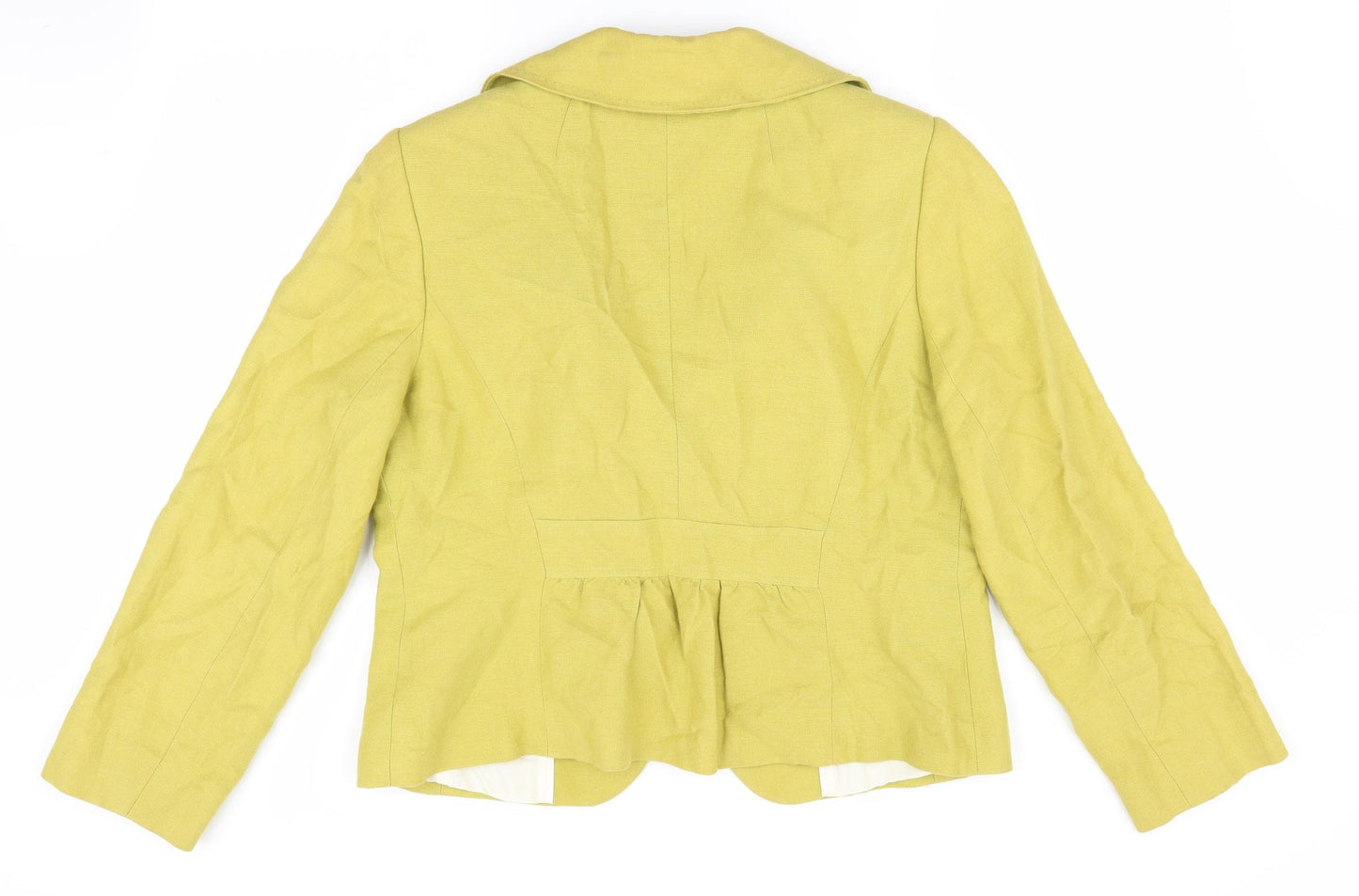 J Taylor Womens Green   Jacket  Size 14  - Linen Look Jacket