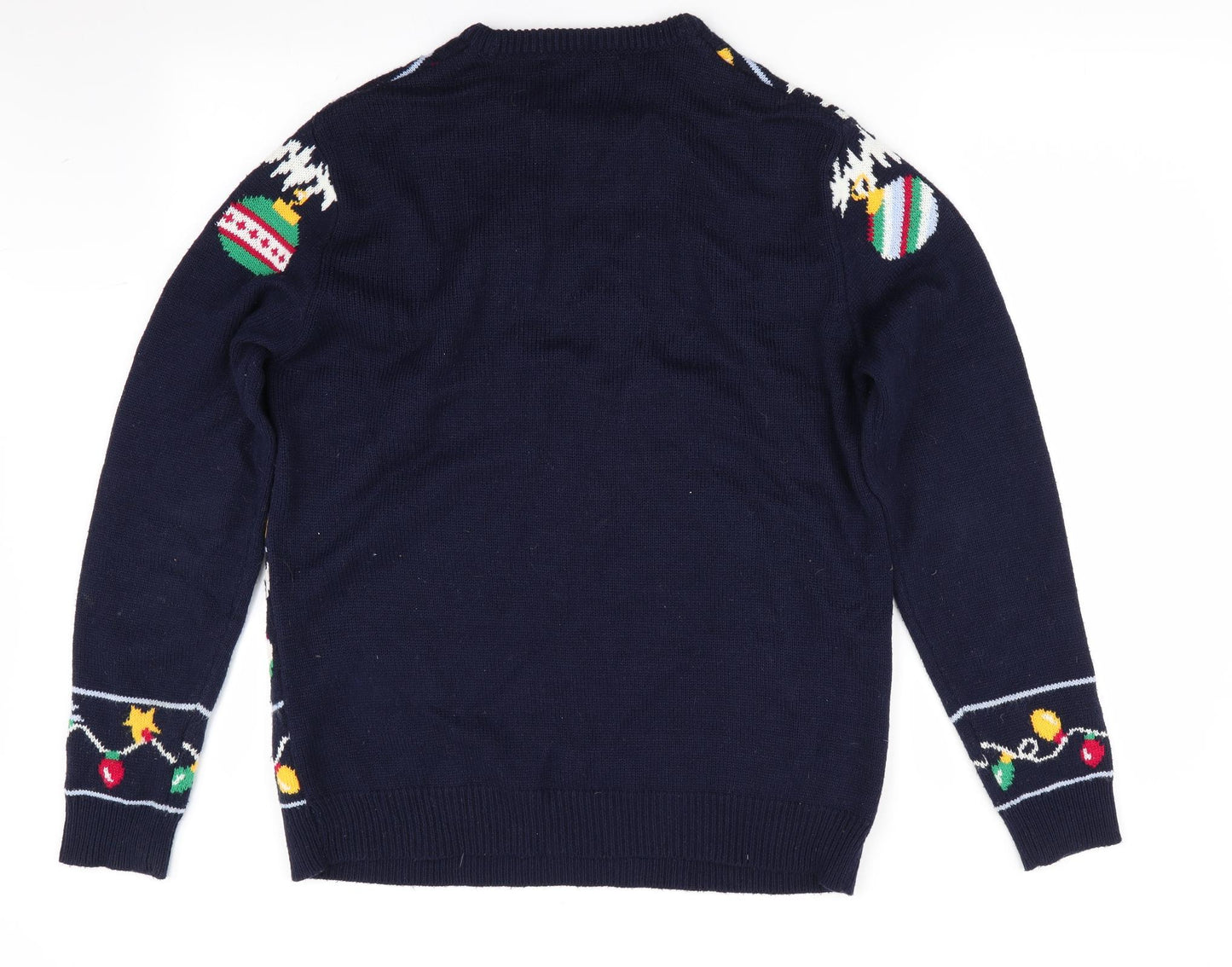 Cedar Wood State Mens Blue   Pullover Jumper Size M  - chrismas jumper
