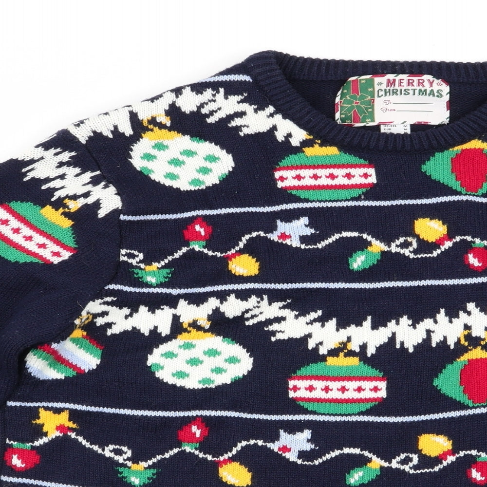 Cedar Wood State Mens Blue   Pullover Jumper Size M  - chrismas jumper