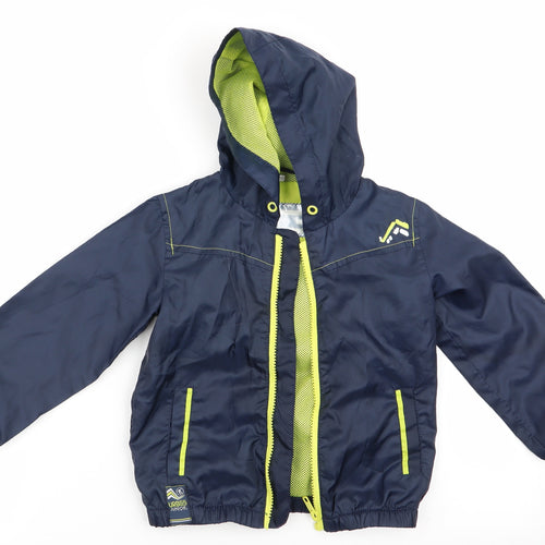 Urban Rascals Boys Blue   Parka Coat Size 3-4 Years